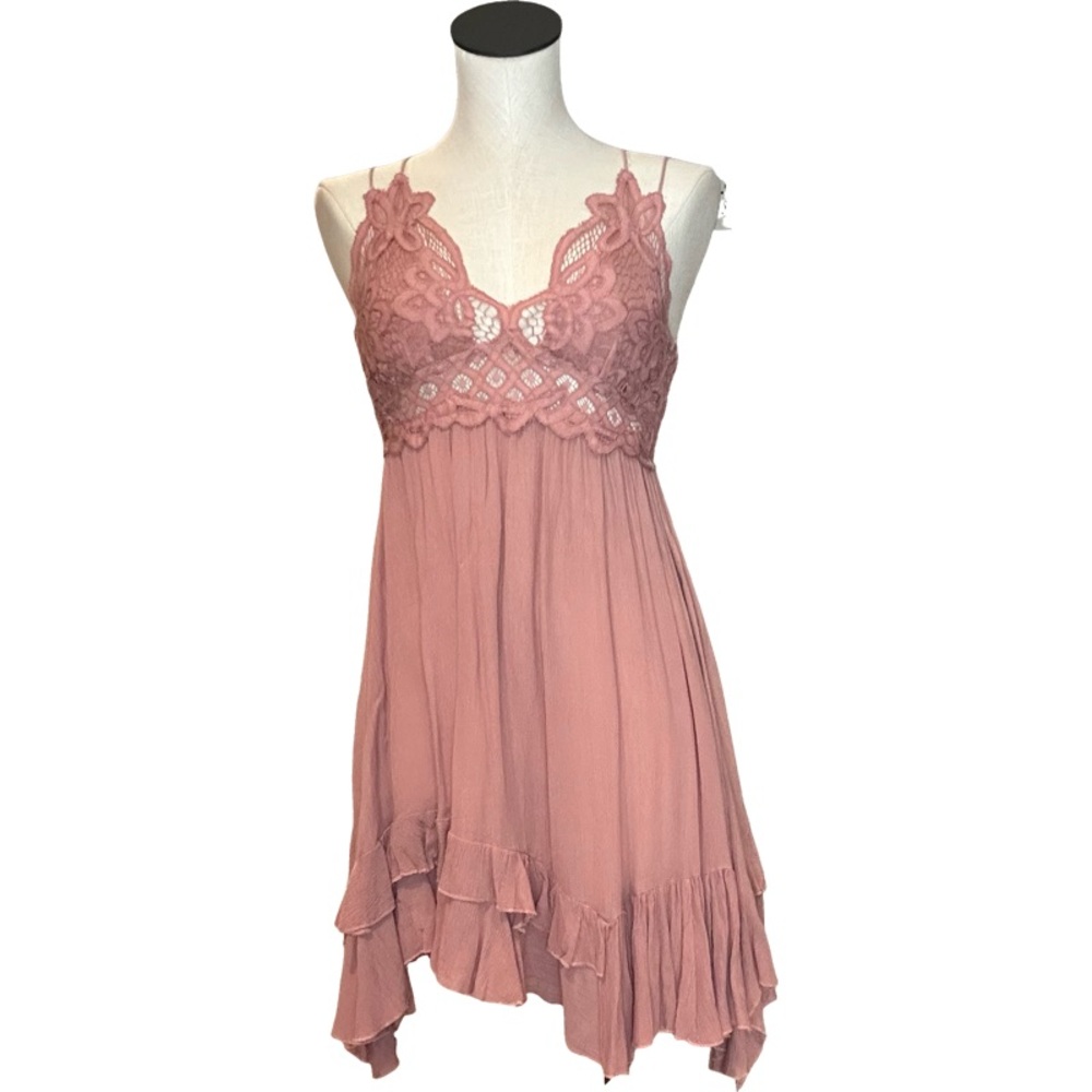 NWT Free People Adella Rose Crochet Slip Dress, size XS - Picture 5 of 12